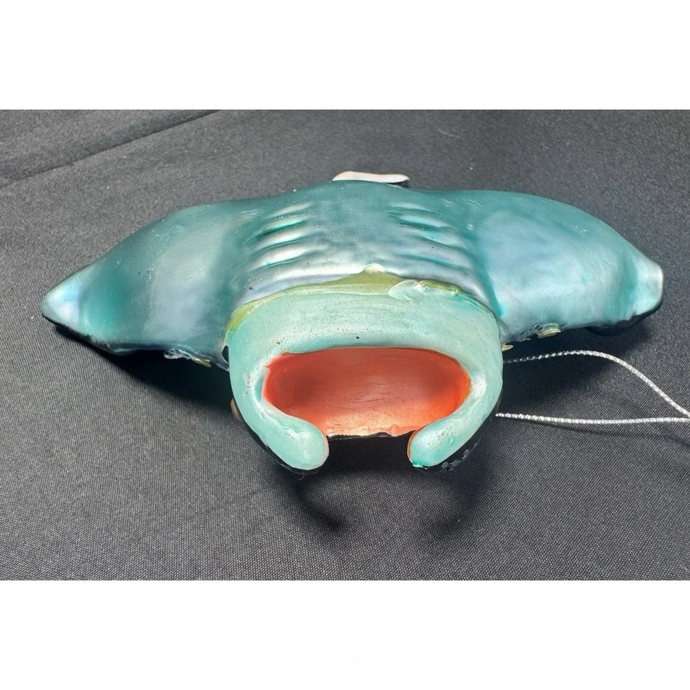 MANTA RAY Stingray Robert Stanley Glass Christmas Ornament Ocean‎ Beachy